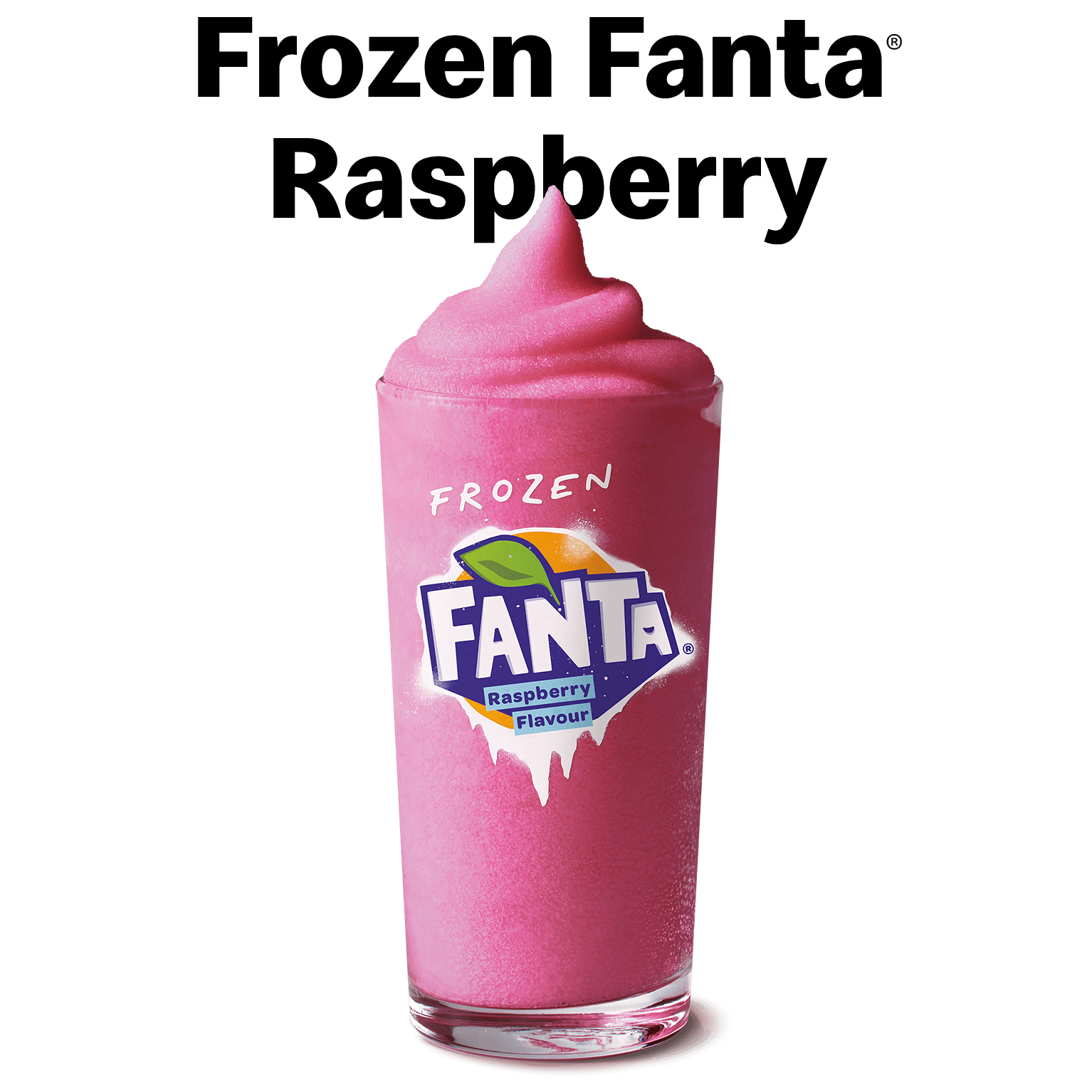 Frozen Fanta® Raspberry McDonald's Australia