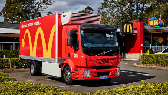 McDonalds Australia launches first electric delivery truck | McDonald's ...